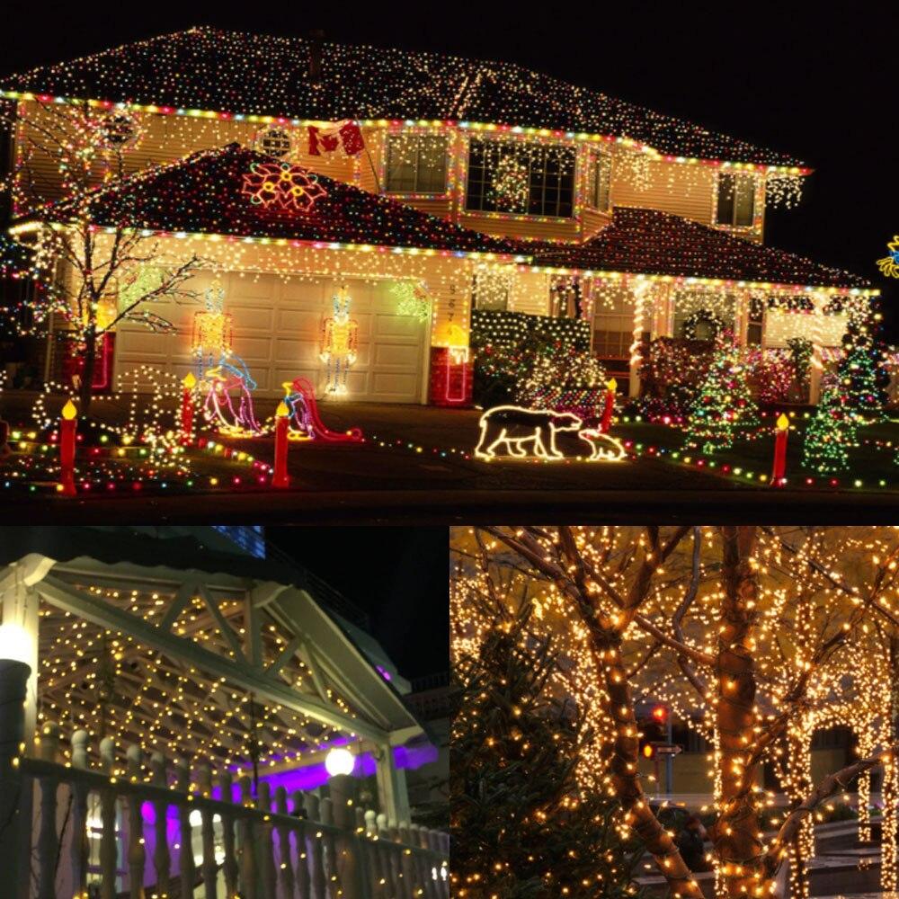 20 м уличный солнечный гирляндный светильник Jardin для 8 режимов, солнечная светодиодная лампа, водонепроницаемое украшение для сада, свадьба, рождественская елка, дом