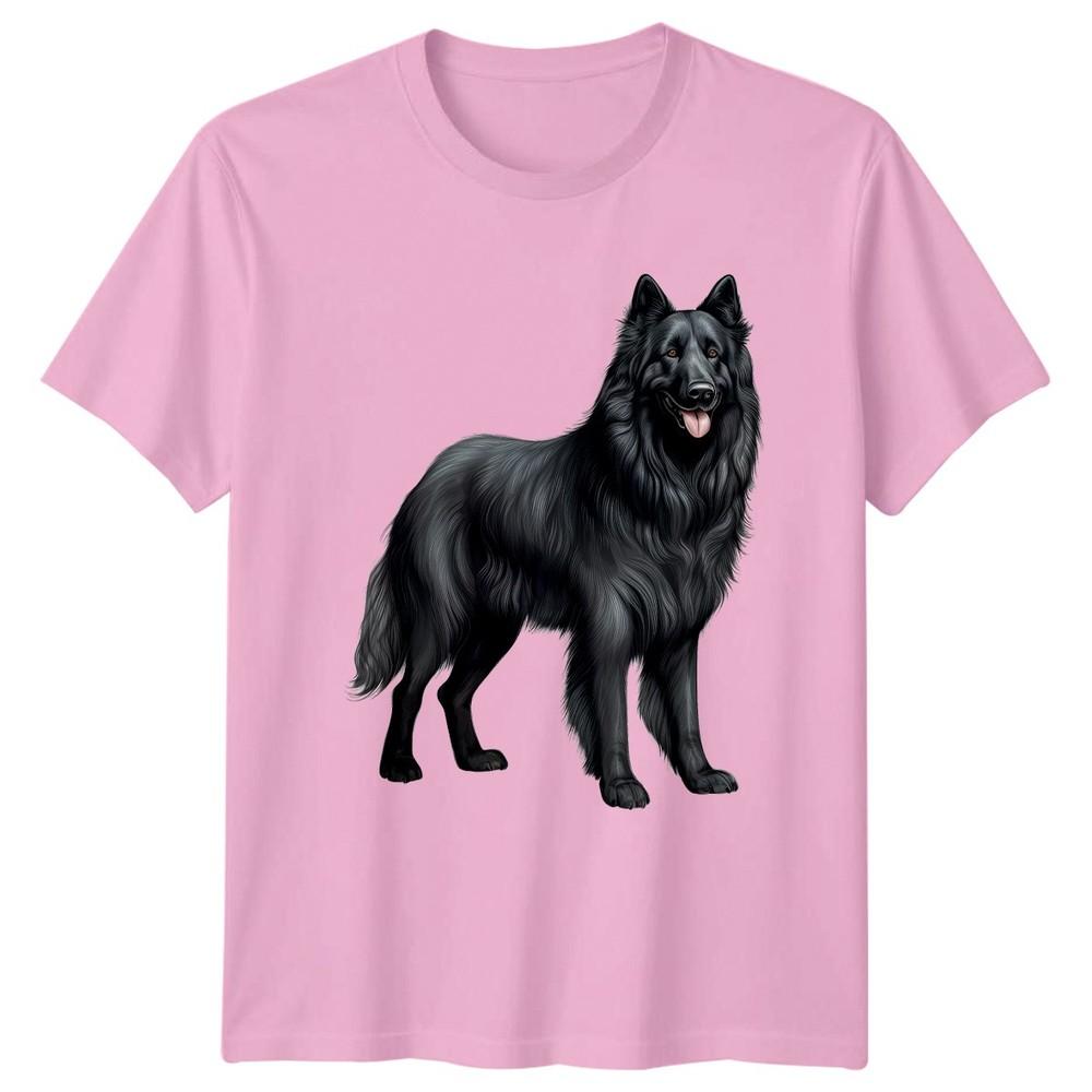 Black Belgian Shepherd Dog Animals Unisexs TShirt Unisexs Tee Graphic Unisex Top