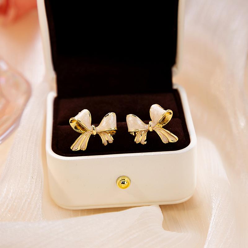 Daily Bow Earrings - Luxurious and Charming Sweetness