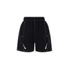 Logo Print Lace-Up Woven Slim Fit Sports Shorts Women Shorts Black DR6206-010