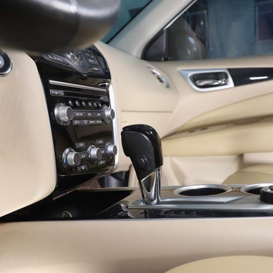 Глянцевая черная накладка на ручку переключения передач для Nissan Pathfinder 13-18