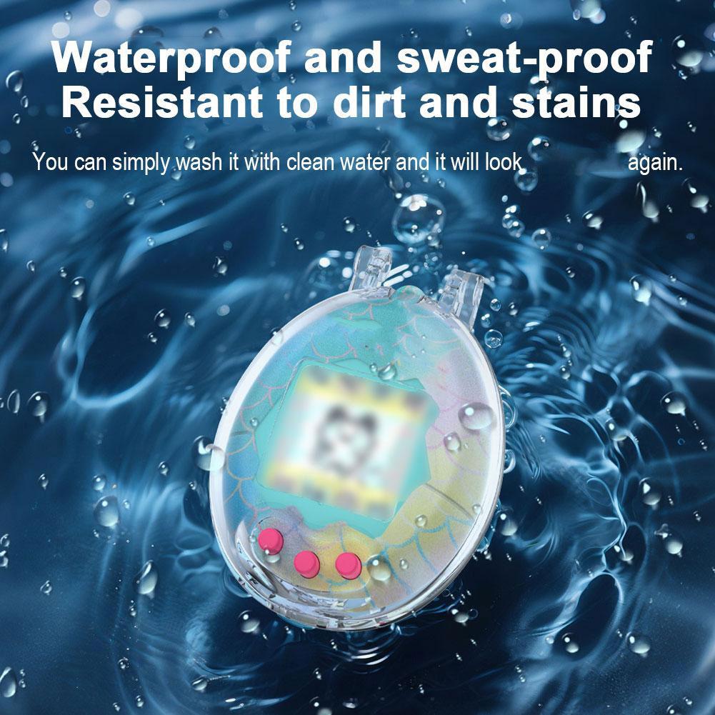 Прозрачный защитный чехол Пыленепроницаемый Устойчивый к царапинам Жесткий чехол Полное покрытие Кристально чистый ПК Прозрачная накладка для Tamagotchi Connection