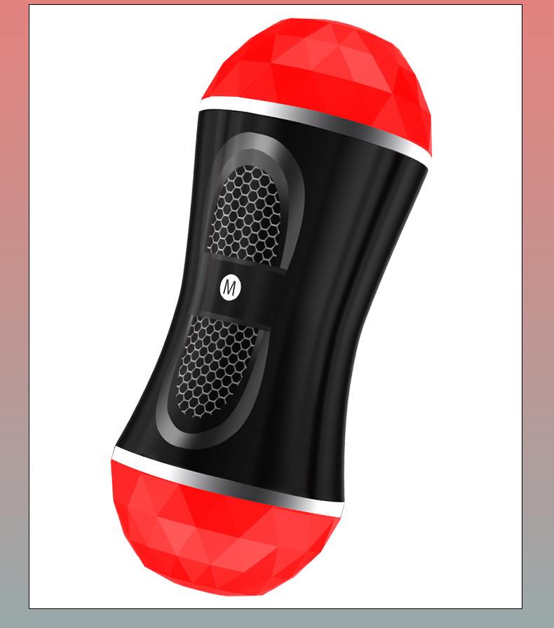 Электрический автоматический мужской мастурбатор в форме чашки-самолета и растягиватель пениса