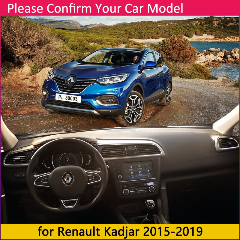 for Renault Kadjar 2015 2016 2017 2018 Anti-Slip Mat Dashboard Cover Pad Sunshade Dashmat Protect Carpet Car Accessories