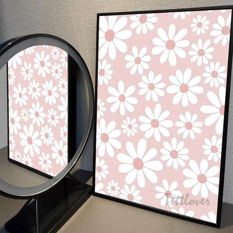 1 шт. Розовая бабочка, солнце, радуга, маргаритка, постер, бумага, печать, для дома, спальни, входа, бара, кафе, художественная живопись, украшение