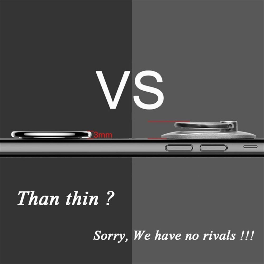 Сверхтонкая подставка для мобильного телефона из алюминиевого сплава, держатель-кольцо для пальца, автомобильный кронштейн, вращение на 360 градусов, настольная