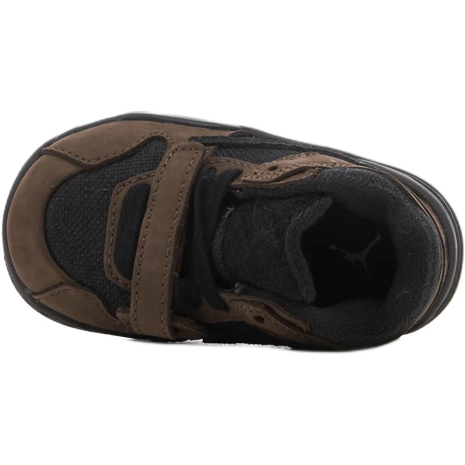 Кроссовки Travis Scott x Air Jordan Jordan Jumpman Jack TR TD Dark Mocha для малышей, коричнево-черные с бежевым FJ2852-204