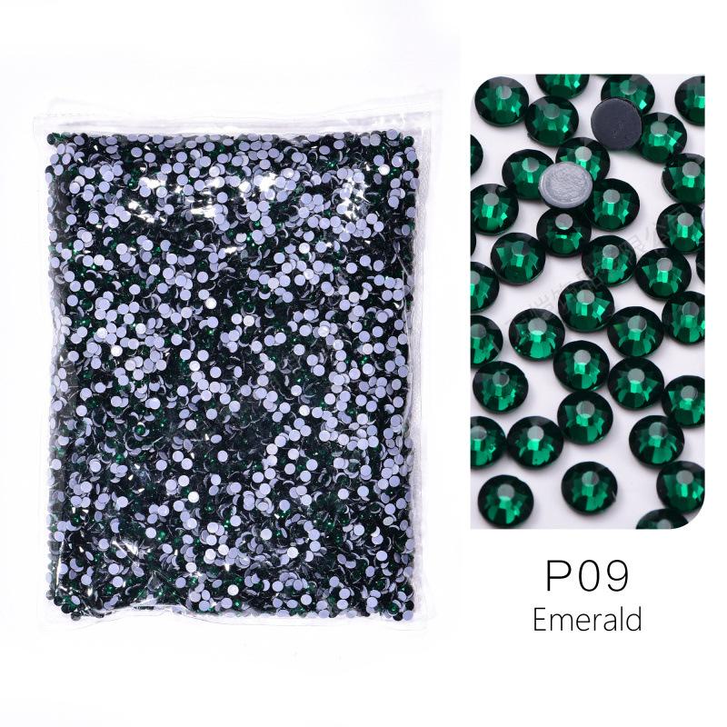 Крупная упаковка Единообразная имитация стекла Австрийский горячий бриллиант, Дно с термоклеем Сделай сам Одежда Обувь и Головные уборы Ювелирные изделия Стразы