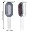Handheld Portable Air Bag Comb Scalp Anti Static Press Massage Hair Comb Automatic Cleaning Relieve Hair Comb Brush Women