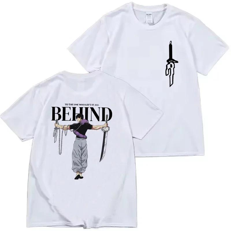 Японская аниме-футболка Jujutsu Kaisen для женщин, унисекс, унисекс, футболки с рисунком Gojo Satoru, женская мода, повседневная футболка, футболка унисексga