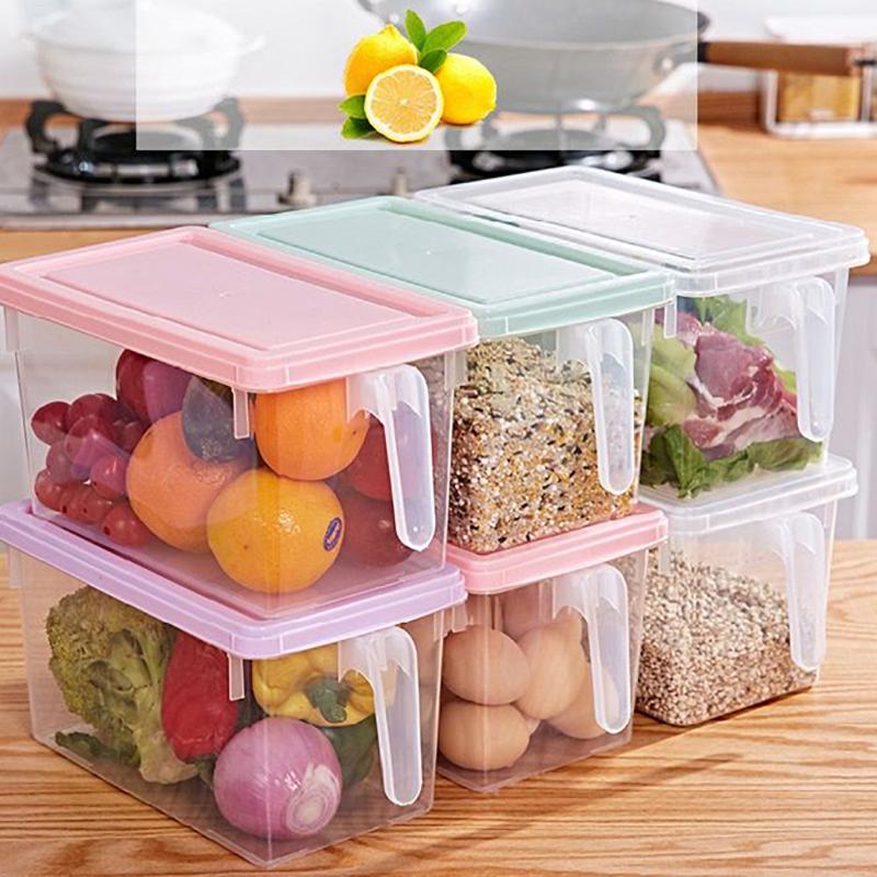 Холодильник для хранения свежих продуктов, пластиковая микроволновая печь, герметичная коробка для обеда, портативная отдельная коробка для бенто