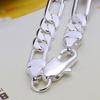 Wedding Nice Gift 925 Sterling Silver 6MM Chain Men Women Jewelry Fashion Beautiful Bracelet