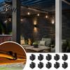 Snap on Gazebo Cable Clips Pergola for Mirador Purple Leaf, No Drill Durable Pavilion Cord Holders String Light Wire Holder, Weatherproof Outdoor