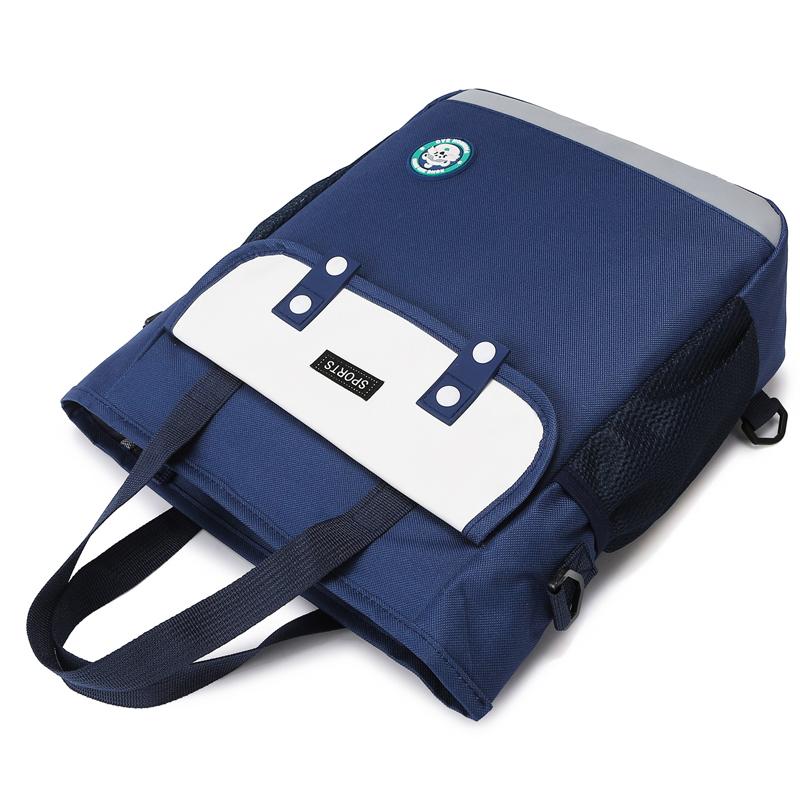 Primary School Students 1-6 Grade Book Bag Large Capacity Handbag Men's Messenger Bag Women's Multi-Functional Shoulder Bag