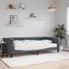 VidaXL Daybed with Mattress, Sofa Bed, Guest Bed, Bedroom Living Room Furniture, Modern, Dark Grey 3196675
