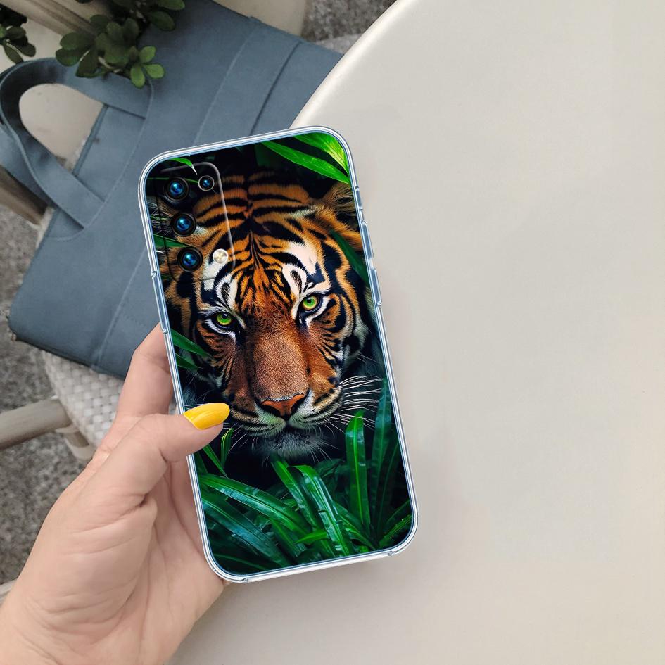 LO6 Чехол для телефона с животным тигром для Motorola Moto G10 G20 G30 G31 G32 G34 G35 G41 G42 G50 G51 G52 G55 G60 G60S G62 G71 G72 G75