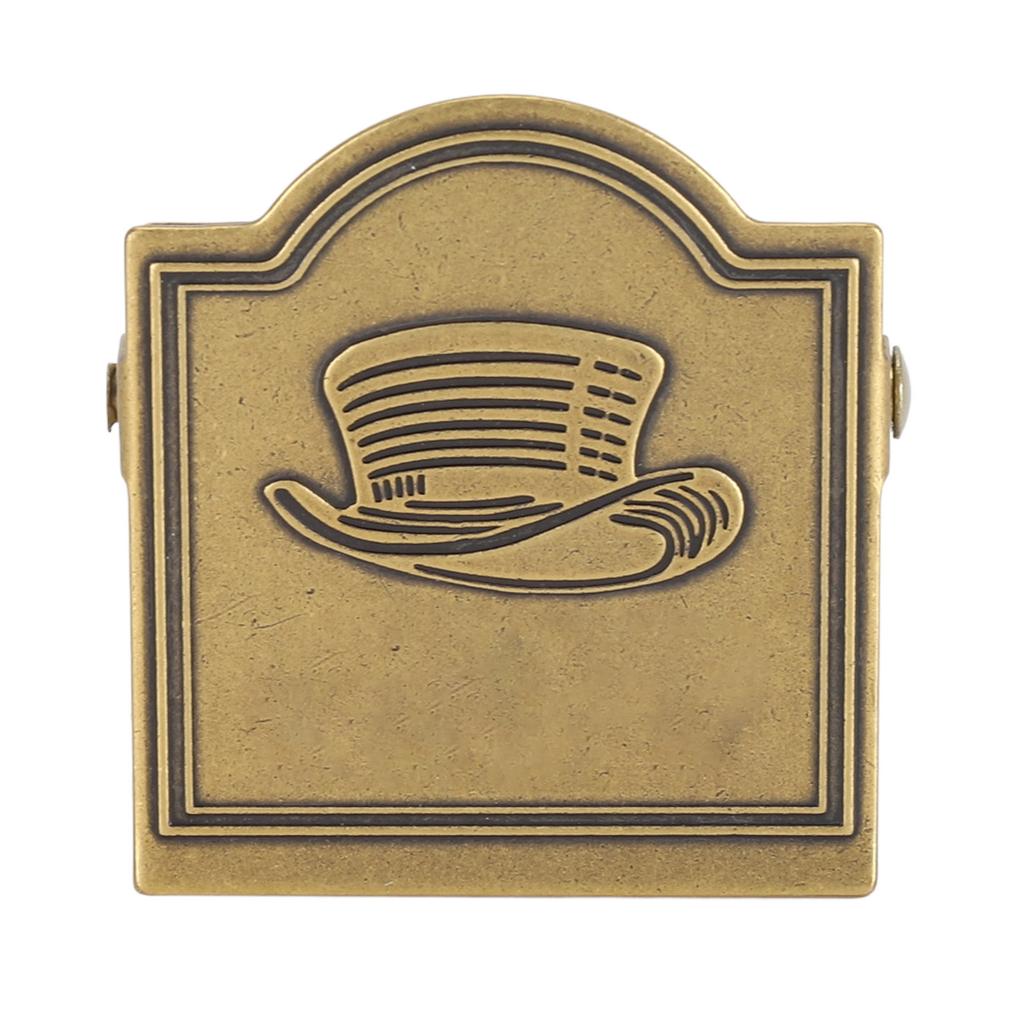 Brass Binder Clip Vintage Decorative Strong Clamping Force Book Clip for Journal Notebook Drawing Paper Sketch Paper