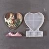 Heart-shaped Silicone Mold Diy Crystal Epoxy Love Photo Frame Mirror Frame Home Decoration Molds
