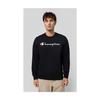 Свитшот - Champion - 220254-KK001 - Длинные рукава - Круглый вырез - Черный