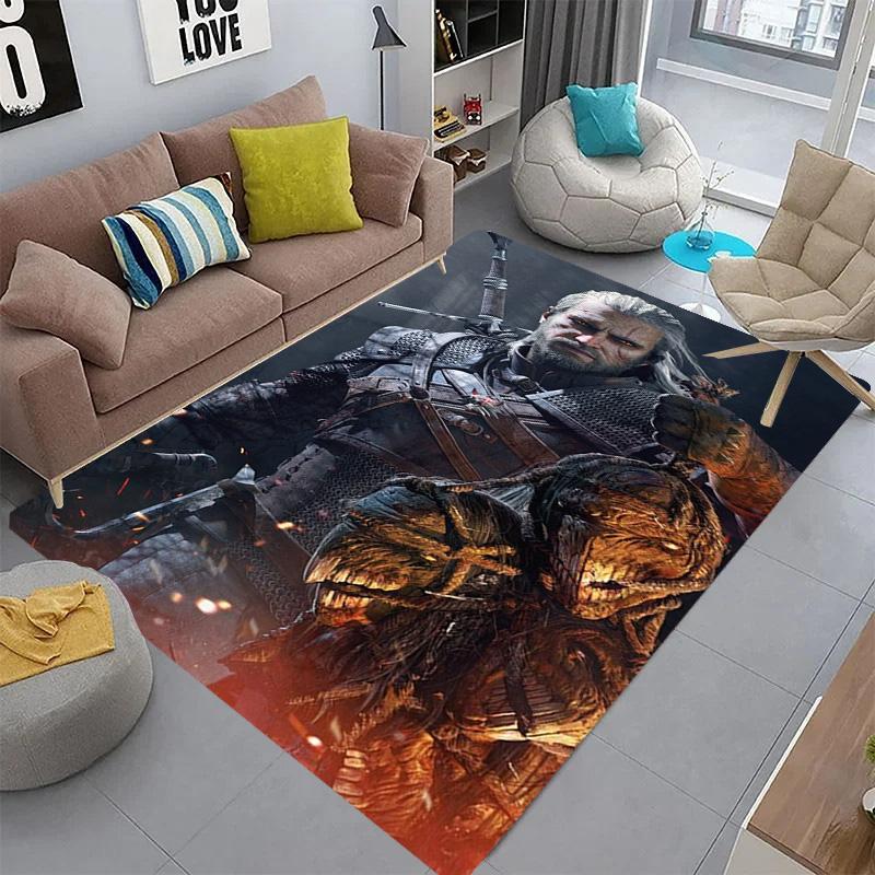 The Witcher's Fury carpet Living room and bedroom mats printing Dormitory decoration Room Fashion