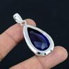 Подвеска из натурального танзанита, серебро 925 пробы, ювелирные изделия-подвески, серебряные подвески ручной работы для подарка, пасхальный подарок
