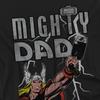 Thor Унисекс Взрослая футболка Mighty Dad Lightning ко Дню отца