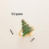 Cross-Border Christmas Napkin Rings: Tree, Reindeer, Wreath, Bells, Candy Cane, Snowflake Hotel Decorations