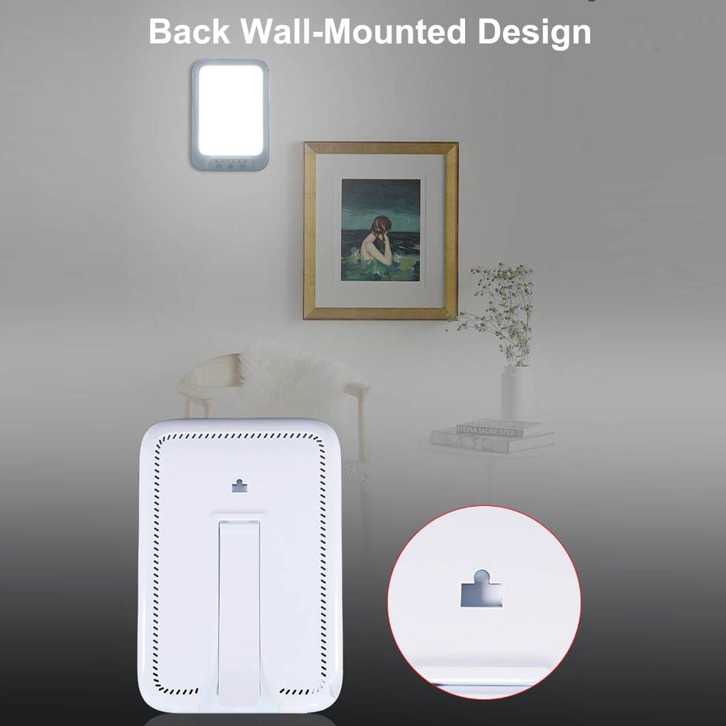 Светодиодная лампа дневного света 20000 люкс Холодный и теплый свет Лампа для терапии против депрессии 3 Цвета света 5