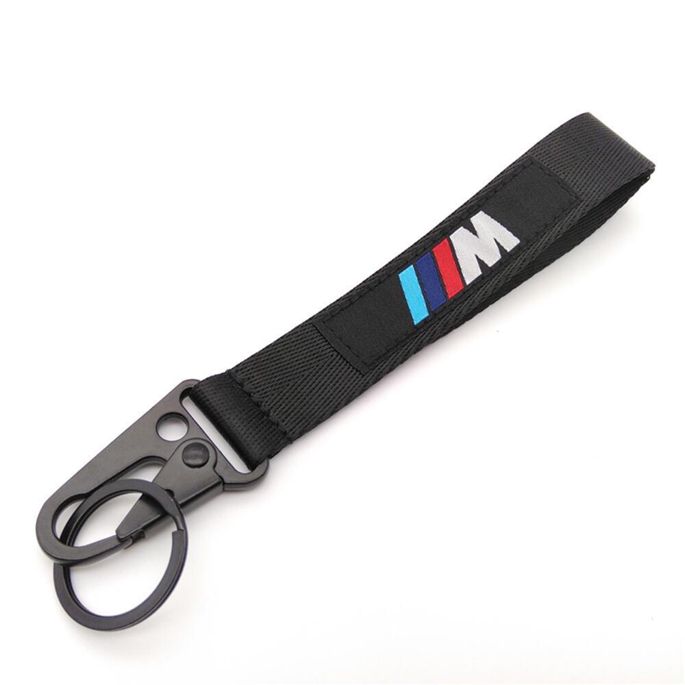Car Emblem Keychain Rings Nylon Lanyard Pendant Keyring Decoration Gifts For BMW E39 F30 F20 E60 E90 E46 G30 E87 E70 E53 X3 X5 X lcqk69
