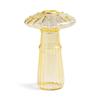 Simple Mushroom Shaped Vase Transparent Glass Vase Hydroponic Flower Plant Aromatherapy Bottle Creative Home Decoration