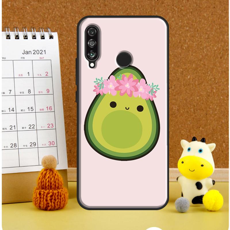 Милый Мультяшный Авокадо Фитнес Чехол Для Huawei P30 Pro P20 P40 Lite Nova 11i 8i 3i 11 9 10 SE 5T Y60 Y70 Y90 Y61 Y91 Обложка