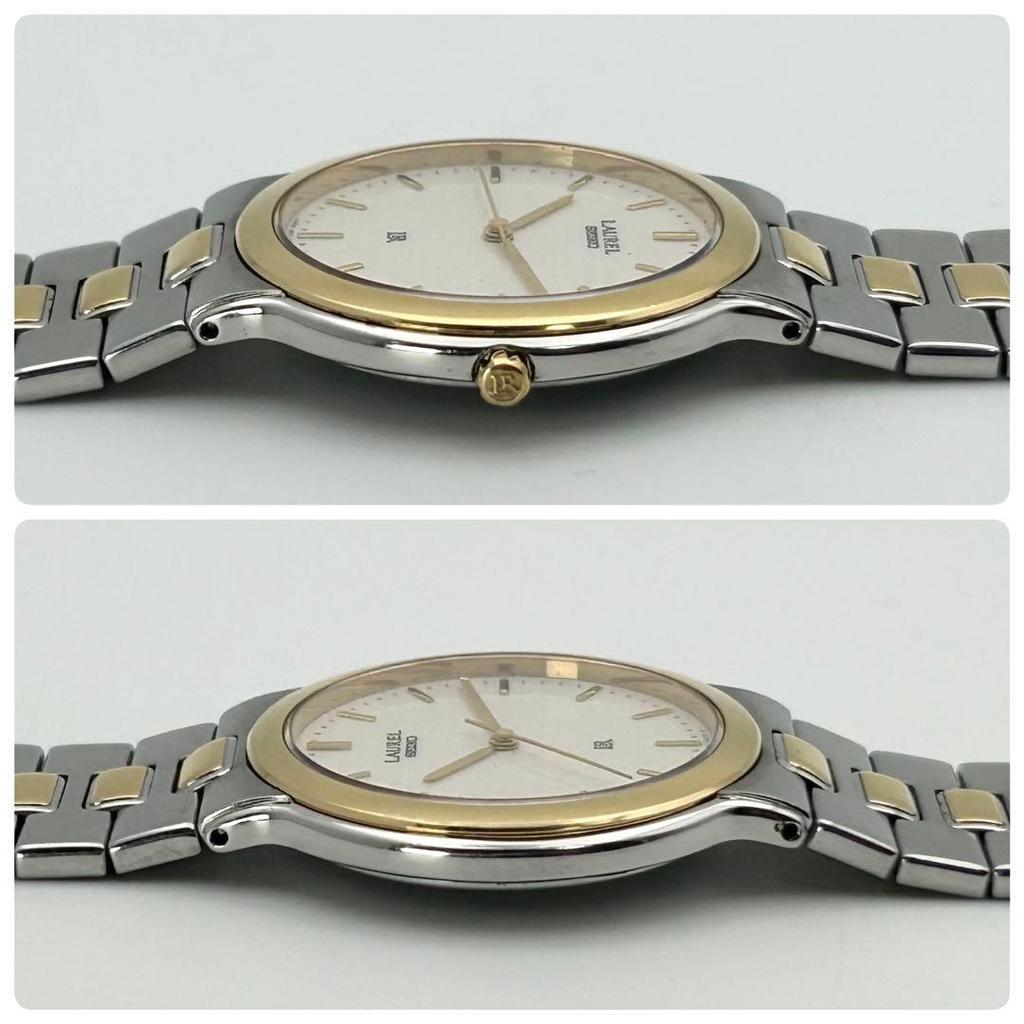 Б/у [Операция Мужская LAUREL] SEIKO LAUREL 8N41-6250 Комбинированный цвет