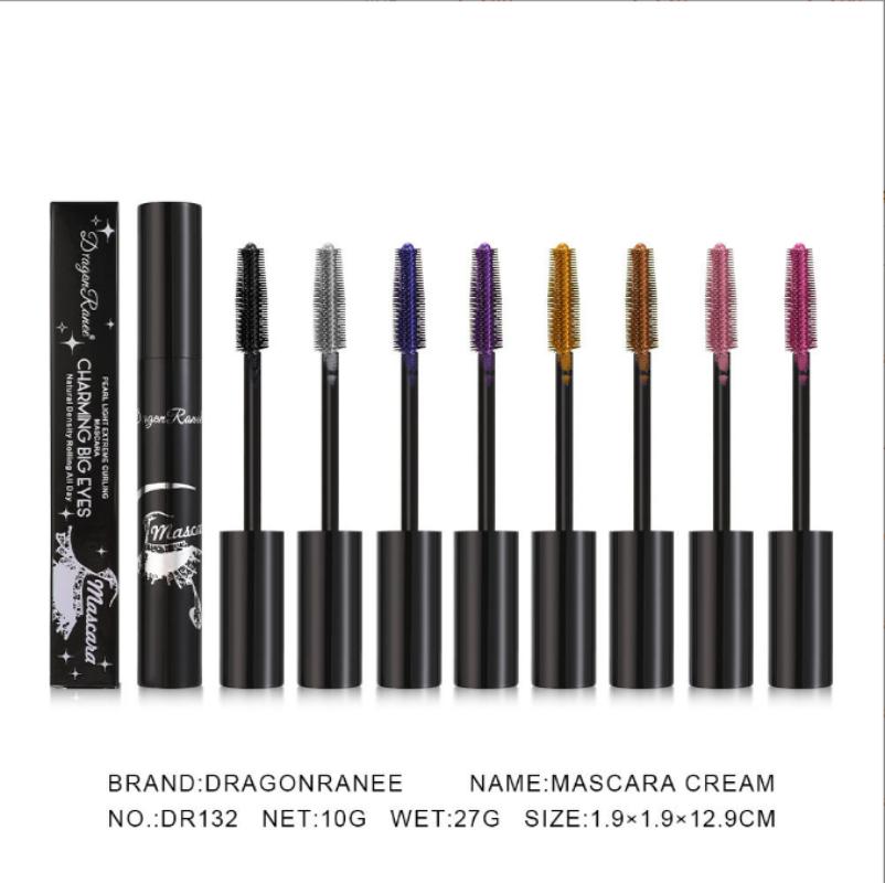 Plump Big Eyes 4D Водостойкая густая удлиняющая подкручивающая длинная тушь для ресниц Кремовая подкручивающая длинная черная удлиняющая
