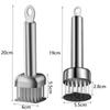 Игла для нежного мяса из нержавеющей стали 304, нержавеющая сталь, отскакивающий дизайн, молоток для стейка, профессиональная игла для разрыхления мяса, барбекю