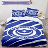 Portsmouth F.C Printed Pattern Duvet Cover Set – includes 1 duvet cover and 2 matching pillowcases Bedroom decor Christmas gifts