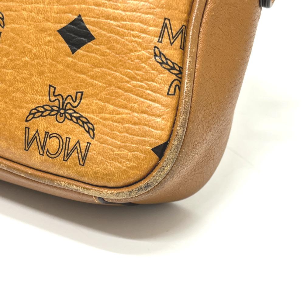 MCM MWR25VI20C0001 Vicetos Crossbody Bag Shoulder Bag Leather Brown/GoldHardware
