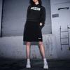 Timberland Линейный логотип с принтом свободного кроя, спортивная толстовка с капюшоном, женские толстовки черного цвета A25FZ-001