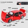 AAAOO1 1/24 BMW M3 E30 Модель Игрушечной Машинки Литая Металлическая Машинка Миниатюра С Инерционным Механизмом Звук Свет Двери Открываются Коллекция Подарок Для Мальчика Ребенка