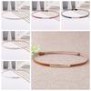 Adjustable Patent Leather Belt Solid Color Durable Thin Buckle Belt Clothes Accessories Versatile Women Waistband Girls
