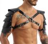 Harness with Shoulders Armors Simili Black