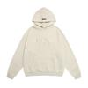 Unisex Streetwear Hoodie With Bold Letter Print Oversized Fit Fleece-Lined Cotton Sweatshirt