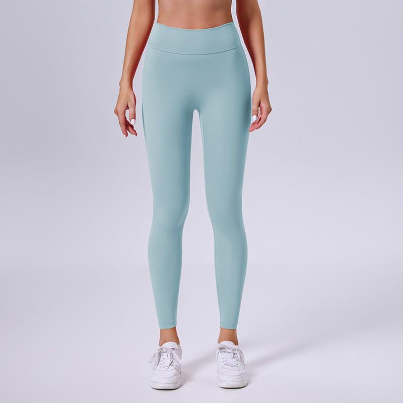 Eco-Friendly Biodegradable High-Waisted Yoga Leggings Women Ultra-Stretchy Seamless Fit 9/10 Length Workout Pants