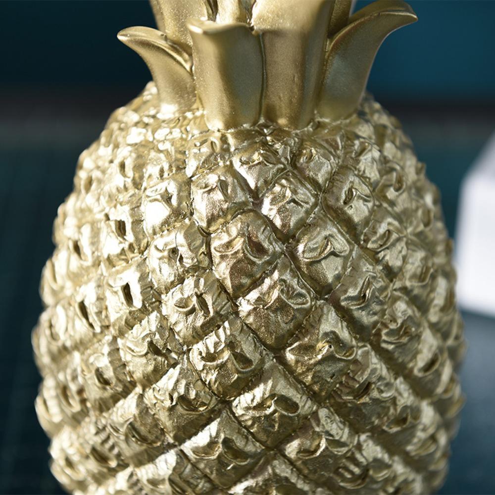 Compact Desktop Size Modern Pineapple Tabletop Decor Study Room Cabinet Decor