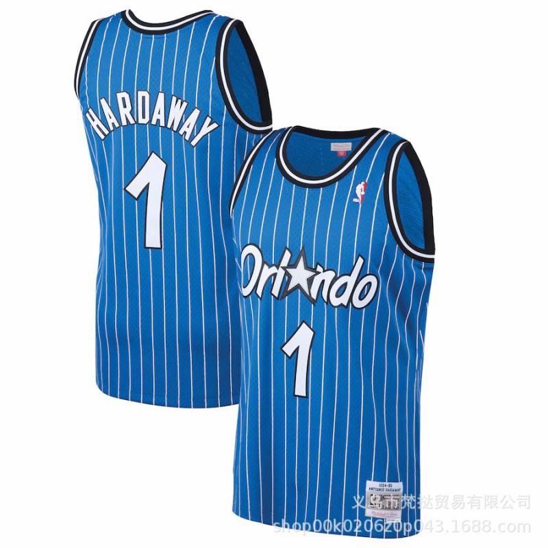 Orlando Magic Retro Basketball Jersey Hardaway 1 ONeal 32 McGrady Unisex Short Sleeve Cotton V-Neck Fall