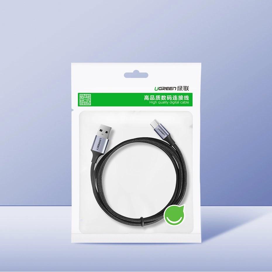 Ugreen Cable Usb - Usb Type C Quick Charge 3.0 3A 2M Gray (60128)