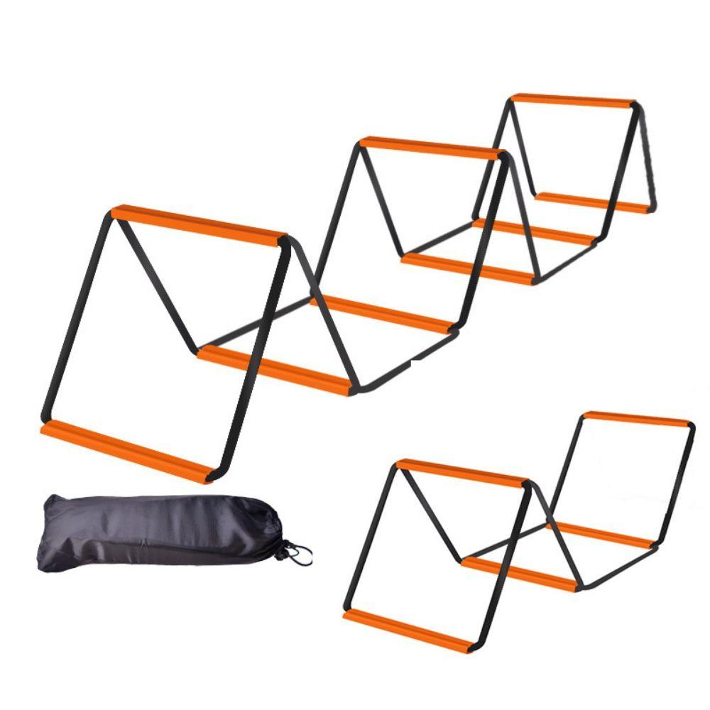Orange Agile Ladder Carbon Steel Footwork Training Jump Ladder Football Equipment