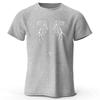 Spring Summer Mens Latest Pure Cotton Tshirt Loose Running Sports Short Sleeved Womens Fashionable and Comfortable Casual Top
