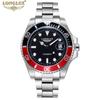 LONGLUX Aqua Ghost Мужские автоматические механические часы Водонепроницаемые мужские часы