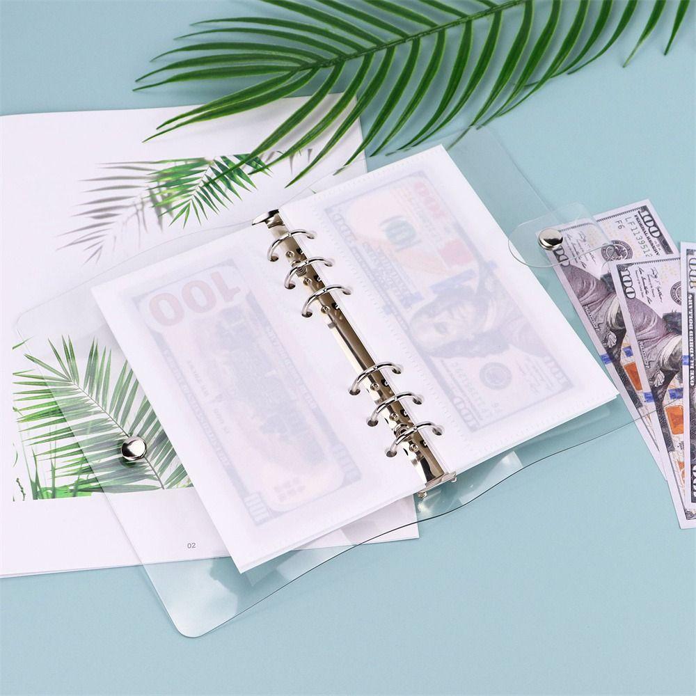 Водонепроницаемые пакеты на кольцах, разделитель для блокнота с 6 кольцами, студенческие карманы для папок, канцелярские товары