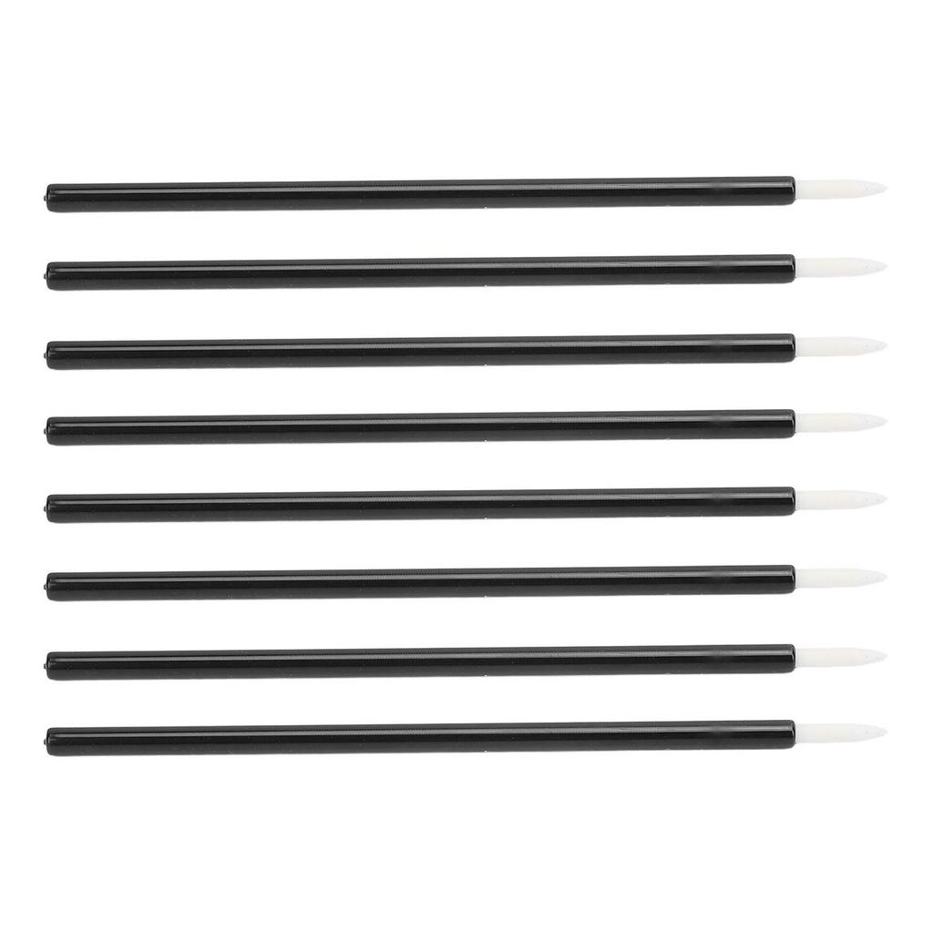 100 шт. черные кисти для подводки глаз аппликаторы косметические палочки для подводки глаз карандаши для губ инструмент для макияжа с